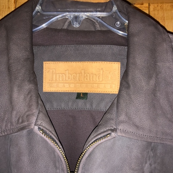 Vintage Mens Timberland Dark Brown Weather Gear Jacket EXCELLENT CONDITION - Picture 2 of 4